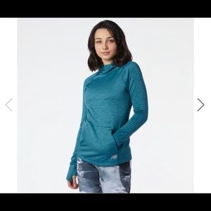 New Balance Heat Grid Hoodie Long Sleeve Running Shirt